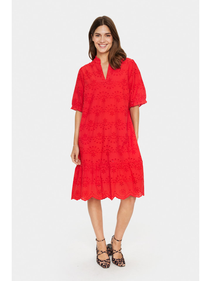 

Платье GeleksaSZ, прямого кроя, цвета Пылающее скарлет SAINT TROPEZ