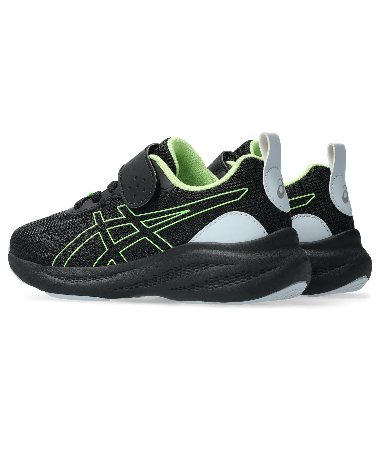Детские кроссовки LAZERBEAM MP-MG-PS ASICS чёрные с зелёным — фото 4