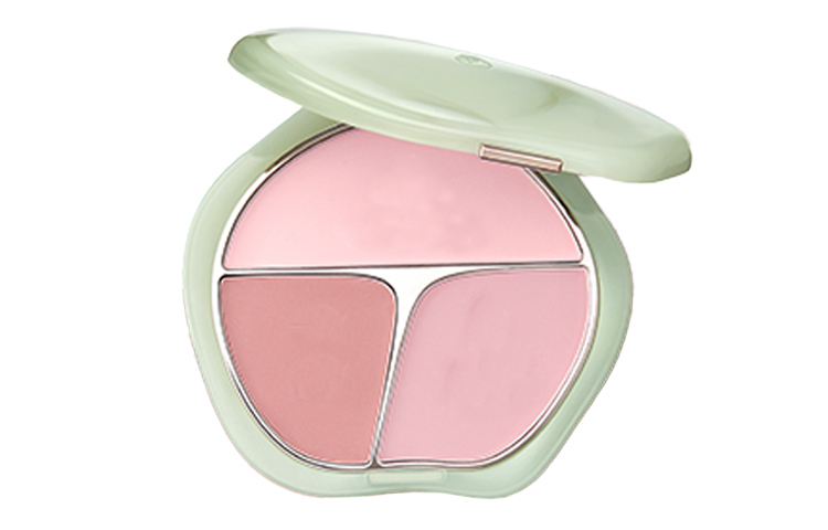 

TIMAGE Contested Green Flow Jade Tricolor Blush Palette Setting, легко растушевывается, для контуринга