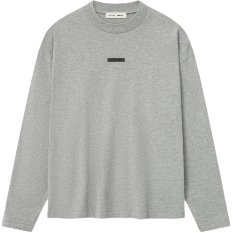 

Лонгслив Fear of God Essentials Classic, светло-серый