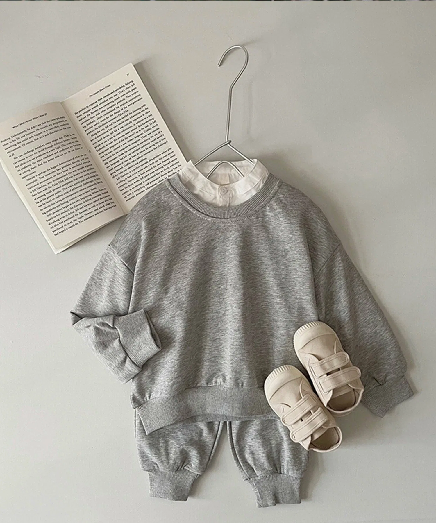 Комплект спортивного костюма Aimoha Kids, Light gray