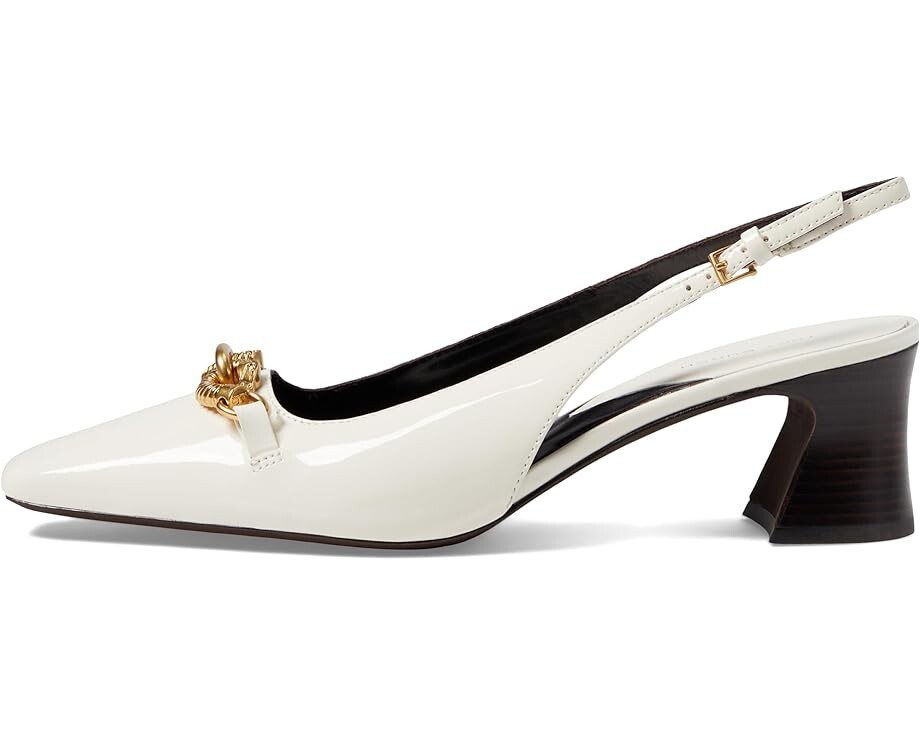 Туфли Tory Burch 55 mm Jessa Slingback, цвет Light Cream/Gold — фото 4
