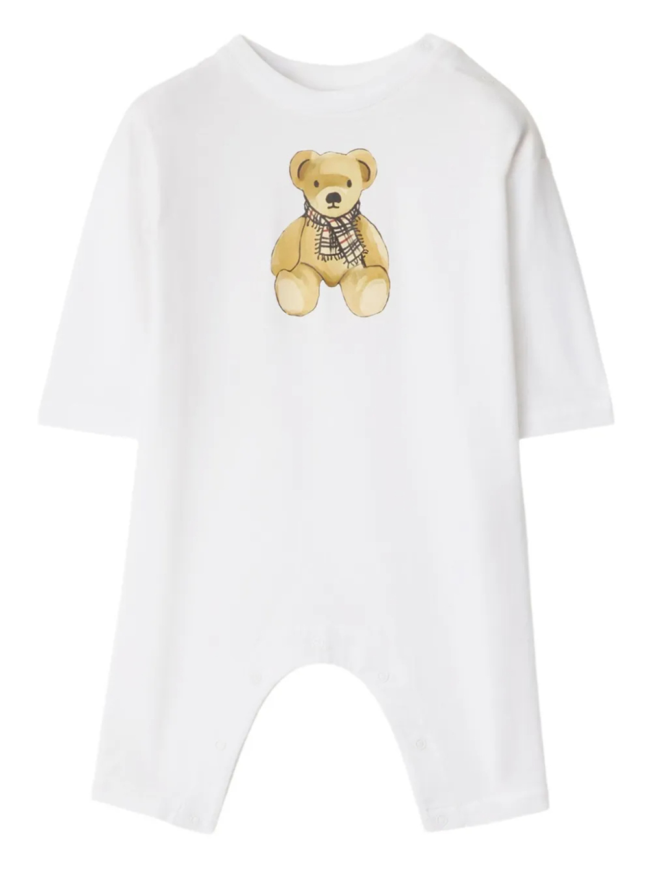 

Burberry Kids Thomas Bear комбинезон, белый
