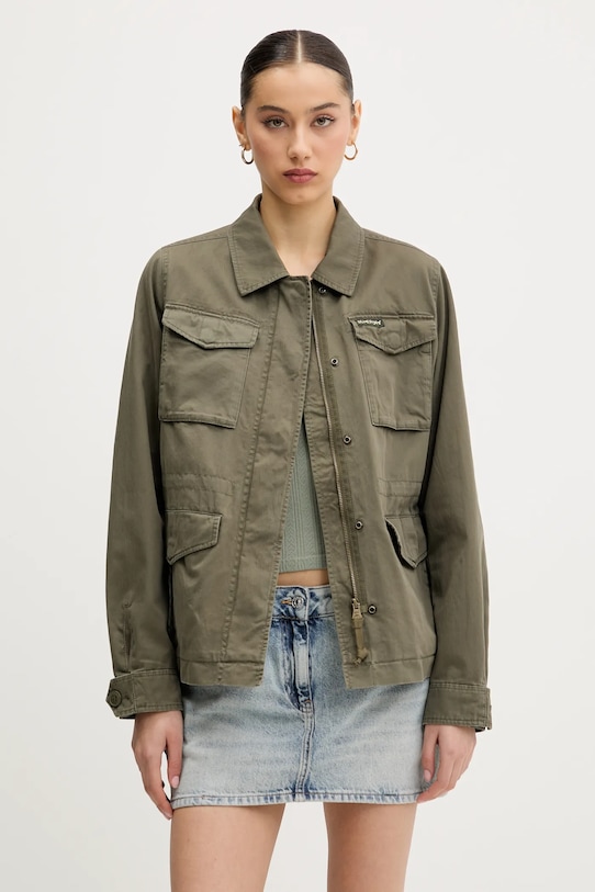 

Хлопковая куртка Superdry, зеленый