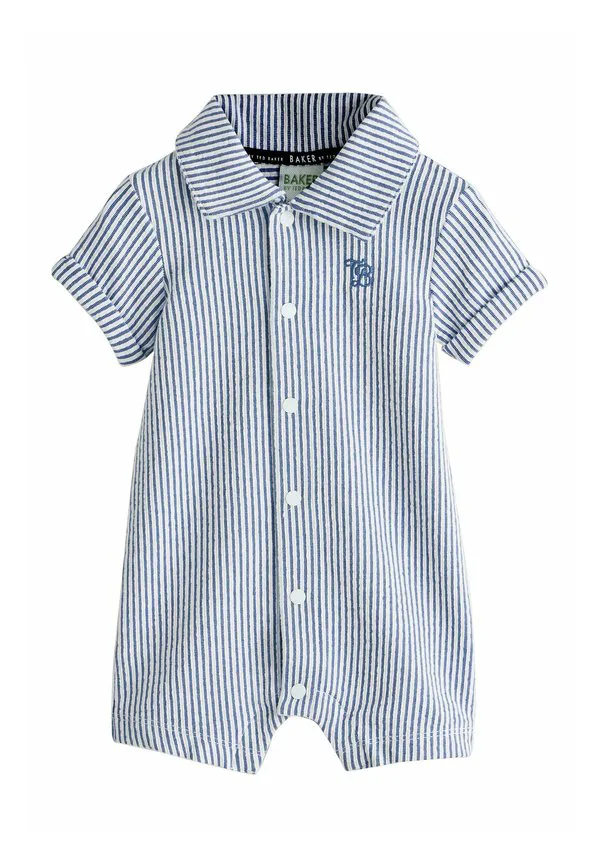 Комбинезон в полоску с текстурой, прямого кроя Baker By Ted Baker, Blue
