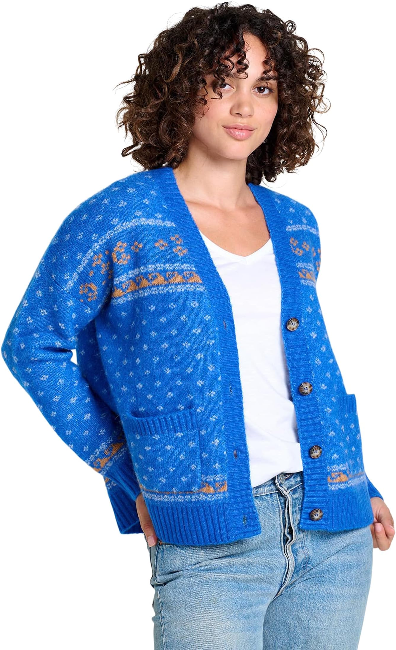 

Свитер Toad&Co Toddy Cardigan, цвет Nautical Fair Isle