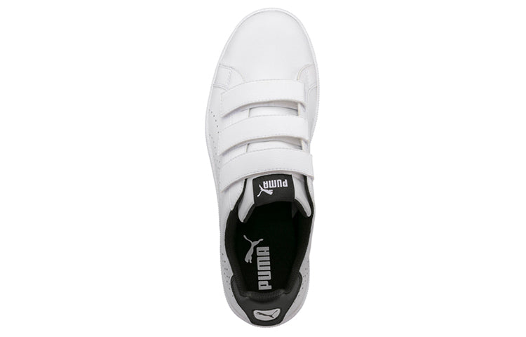 Кеды PUMA Smash Velcro 'White Black', белый — фото 3