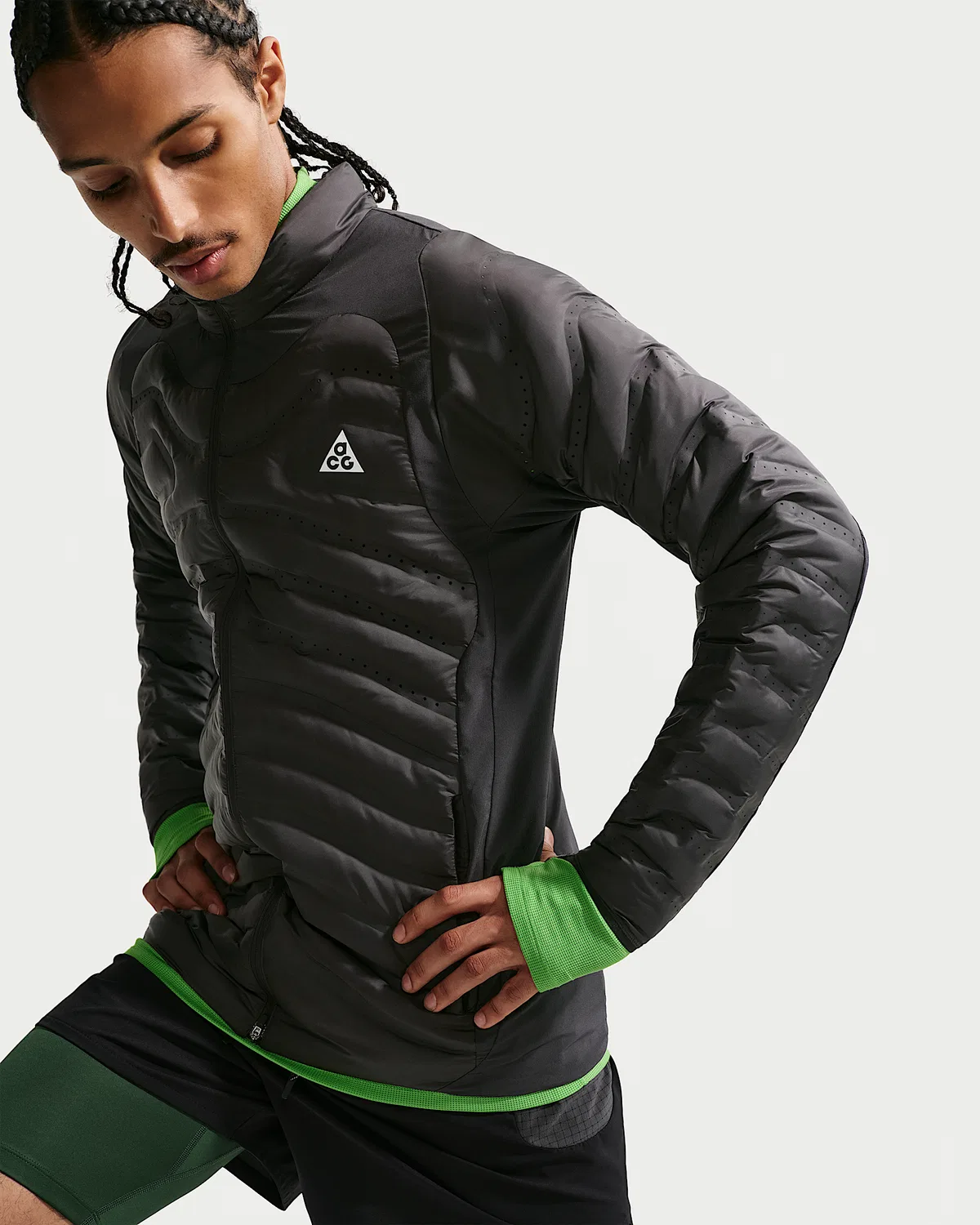 Мужская куртка Therma-FIT Nike ACG "Lava Loft", Black/Black/Black/Summit White — фото 4