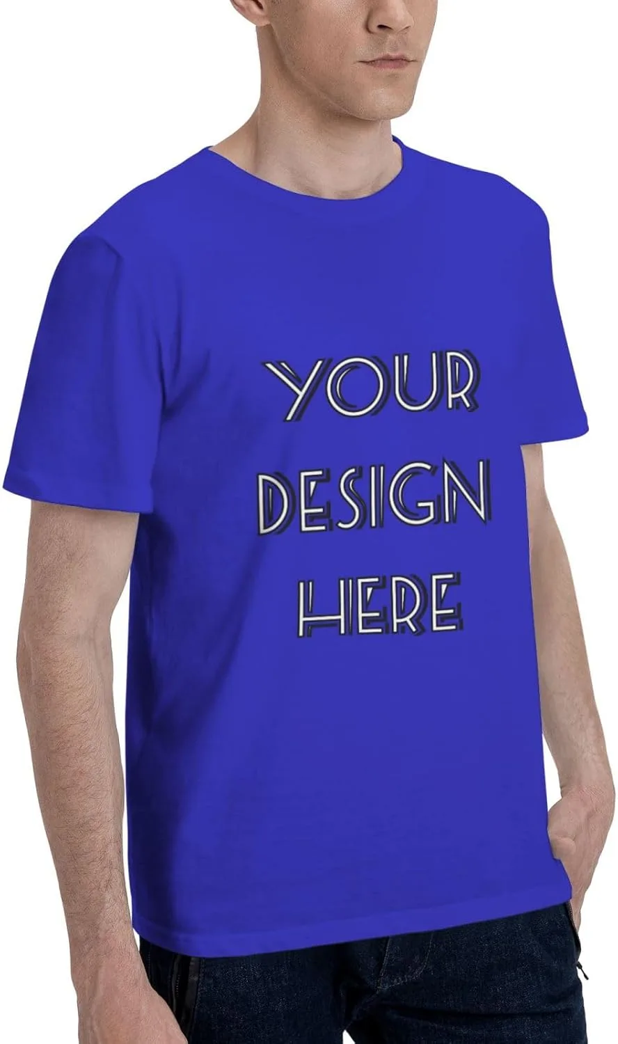 Футболка Custom с принтом и текстом — фото 3