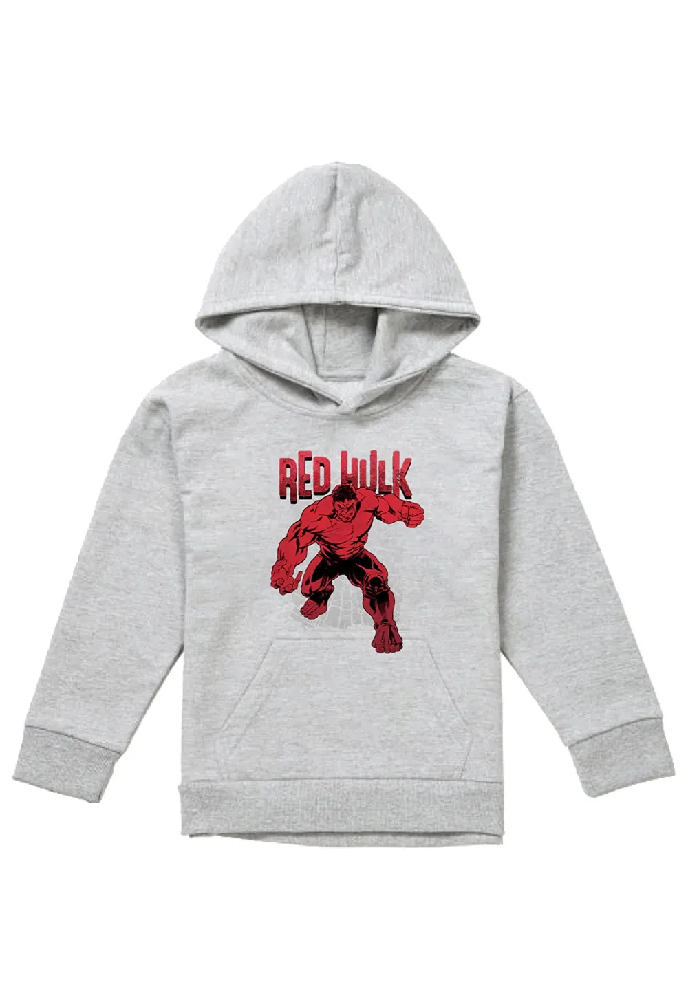 Детский худи Marvel Red Hulk, серый — фото 4