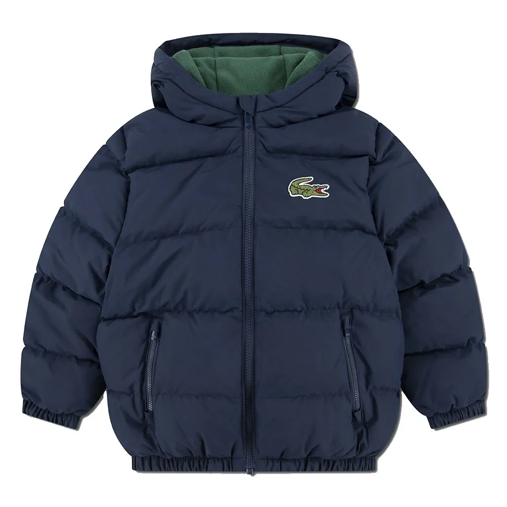 Детская пуховая куртка Lacoste Core Lacoste kids, синий