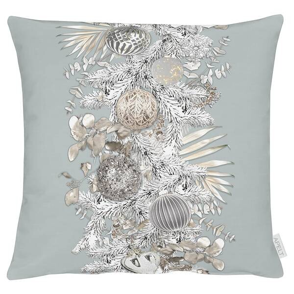 

Наволочка Apelt 6304, 49x49x0,5 см цвет türkis/silber