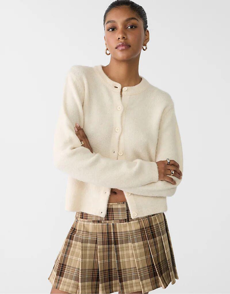 

Кардиган Stradivarius цвета экрю