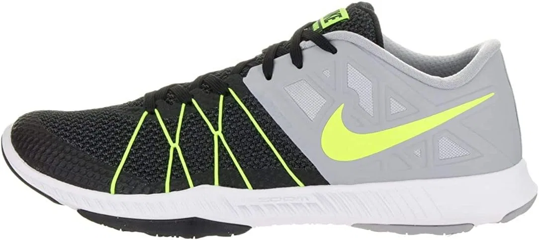 Мужские кроссовки для фитнеса на открытом воздухе Nike, серые, темно-серые/белые/оранжевые