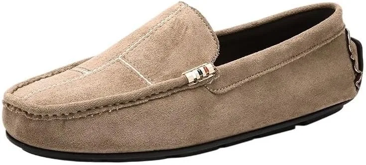 Лоферы замшевые мужские, Vintage Style, Beige UOPYNE