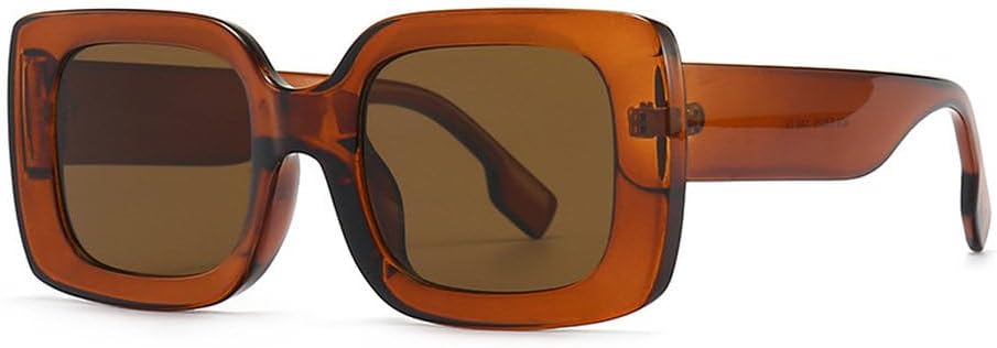 

Классические роскошные солнцезащитные очки в крупной оправе для женщин и мужчин, модные винтажные популярные дорожные солнцезащитные очки с защитой от УФ-излучения UV400 HVTVTLA, Tea Tea