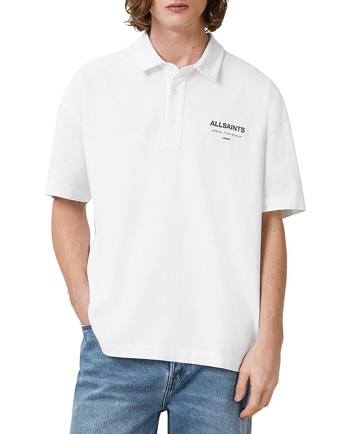 

Поло с логотипом Underground ALLSAINTS, белый