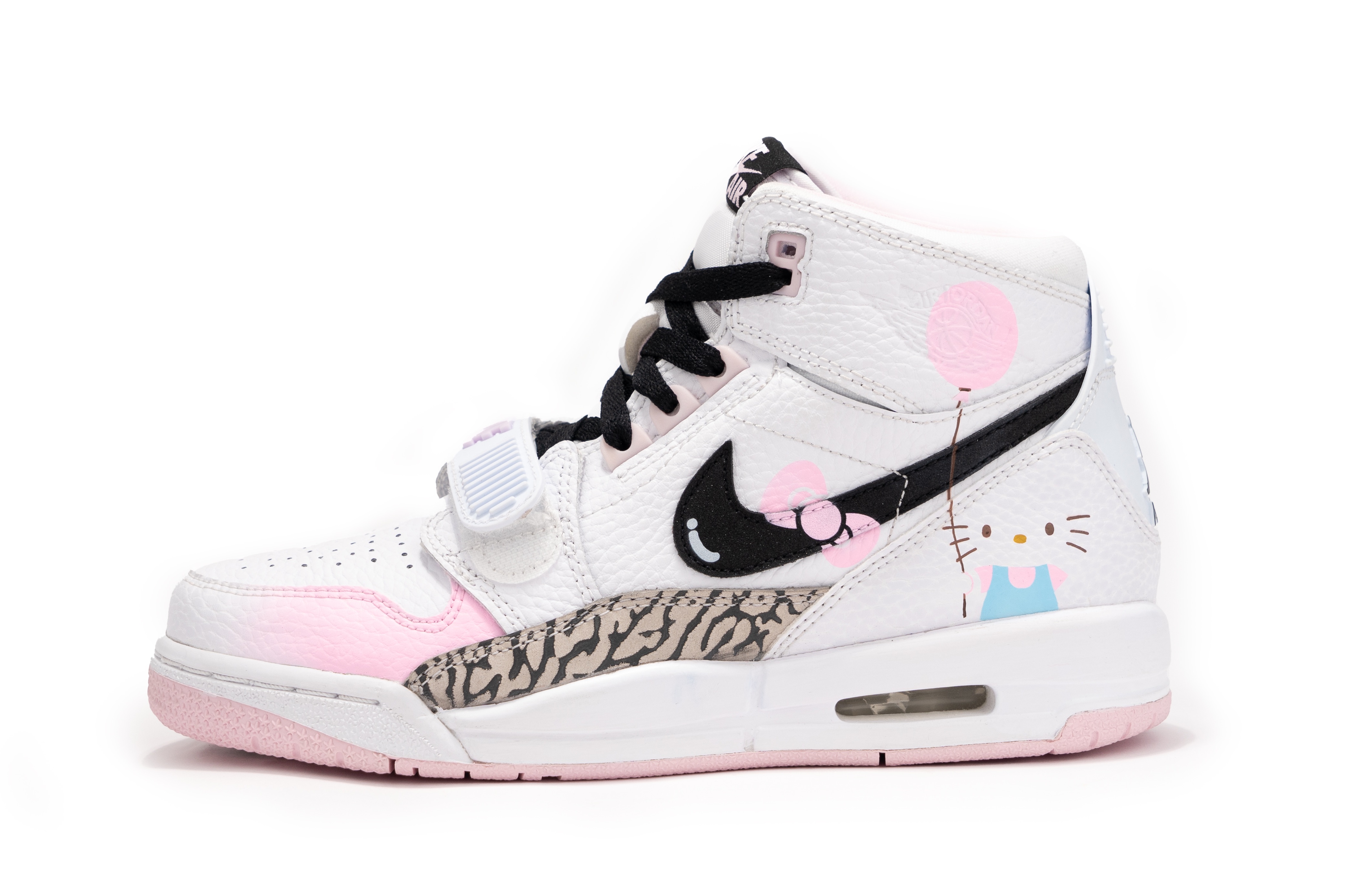 

Кроссовки JORDAN Legacy 312 Vintage Basketball Shoes Women's High-Top White Pink