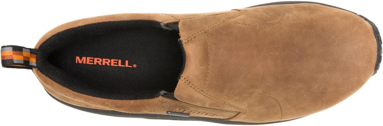 Мужские ботинки Merrell Jungle Moc из нубука с водоотталкивающей пропиткой, коричневый — фото 3
