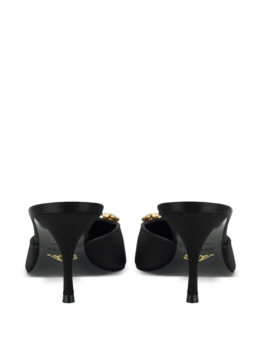 65-миллиметровые туфли Efflorescence с кристаллами Roger Vivier, черный — фото 3