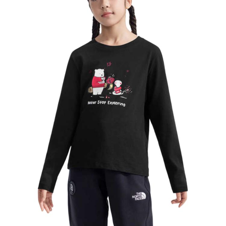 THE NORTH FACE Футболка Cosmic Black для детей 3-7 лет — фото 4