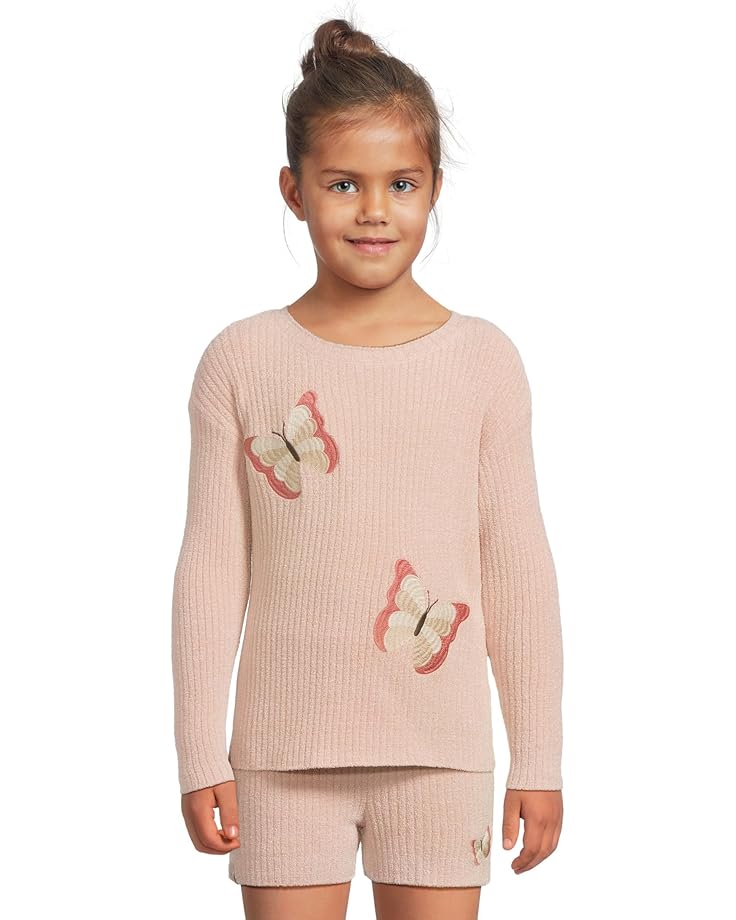 

Шорты Barefoot Dreams Kids Cozychic Ultra Lite Toddler Butterfly Set(Toddler), цвет Dusty Rose