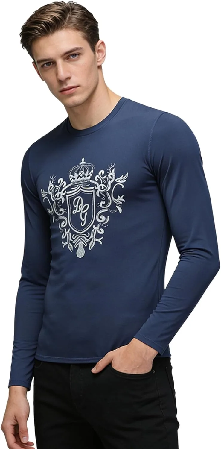 

Мужская футболка с длинным рукавом Printed Quick Dry для тренировок Huimingda