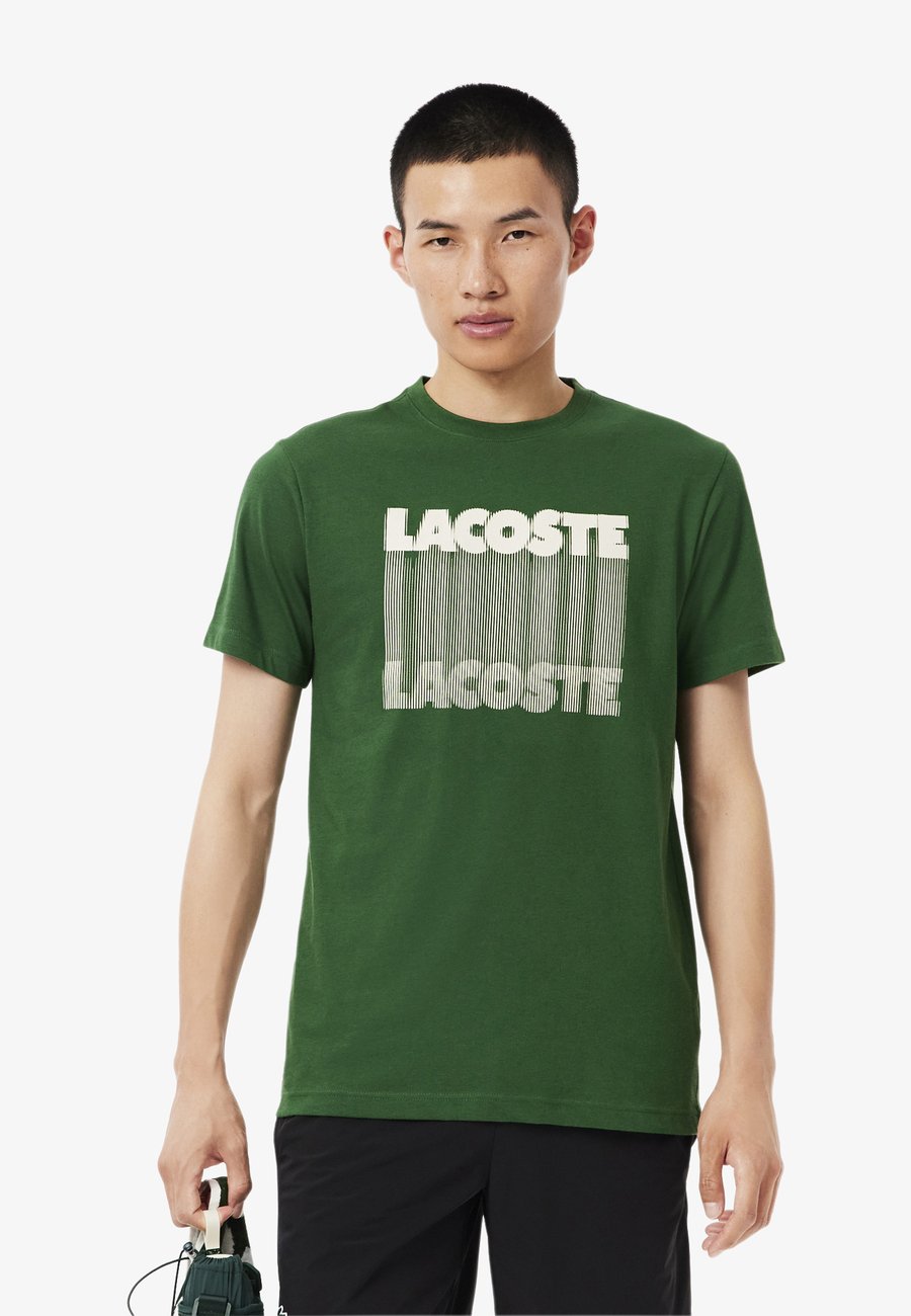 

Футболка Lacoste Print T-shirt, Vert Sapin/Green, Зеленый, Футболка Lacoste Print T-shirt, Vert Sapin/Green