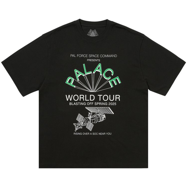 

Футболка Palace World Tour T-Shirt 'Black', черный