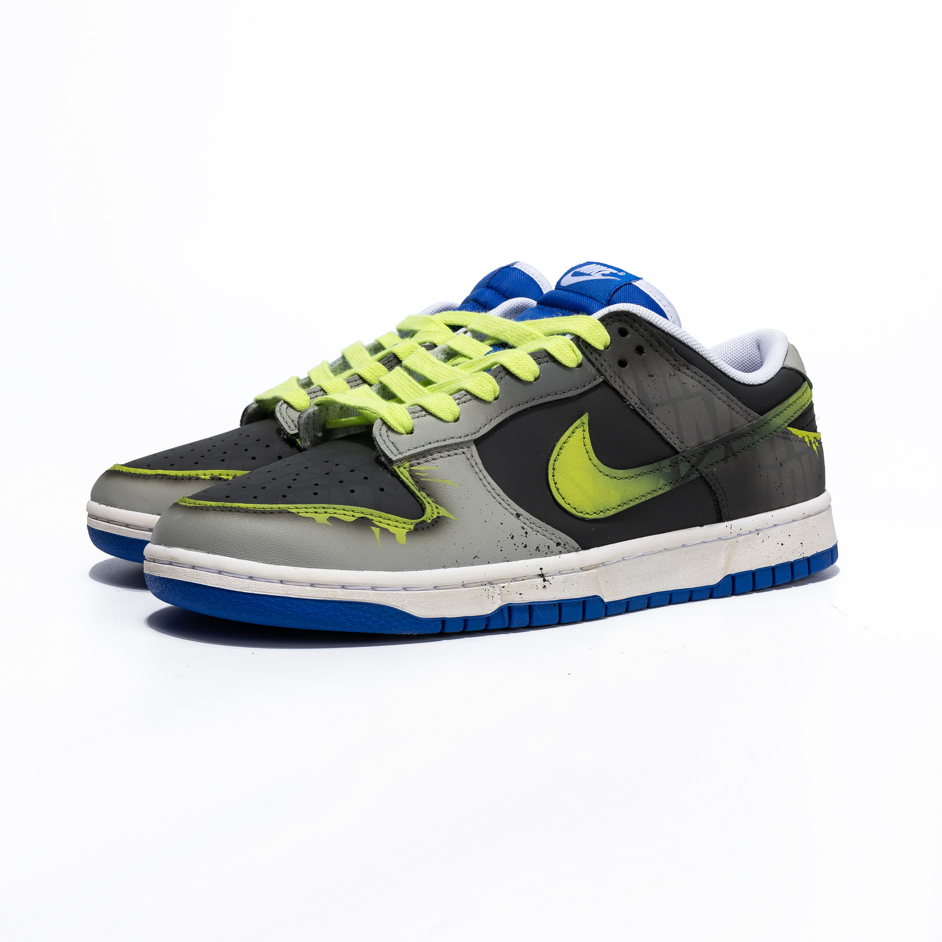 

Мужские кроссовки для скейтбординга Nike Dunk, Black/Gray/Green