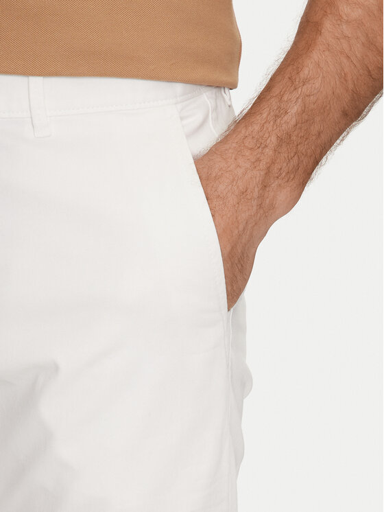 Чиносы slim fit Chino_Slim 50510933 Boss, бежевый — фото 4