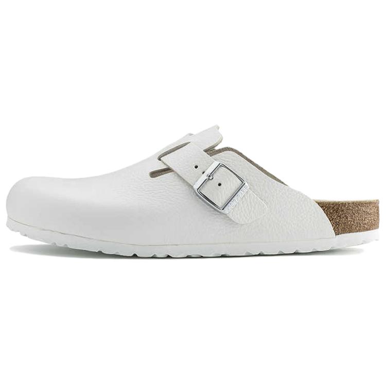 Birkenstock Сандалии Boston с закрытым носком, устойчивые к истиранию, белые, унисекс