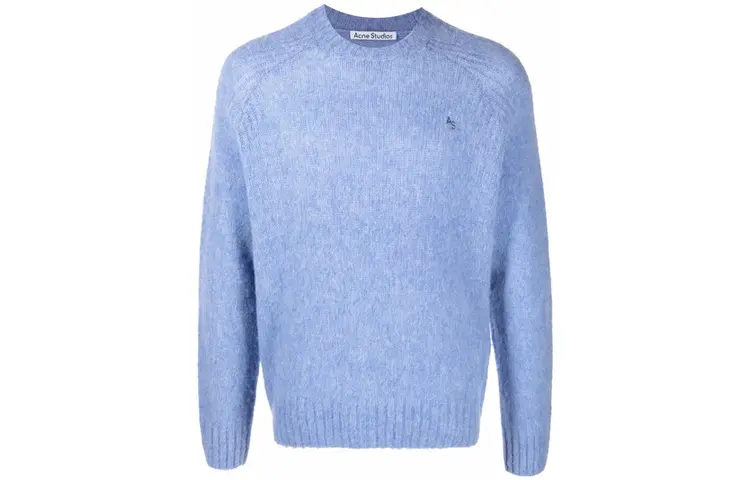 Acne Studios Свитер SS22 мужской Cornflower Blue — фото 3
