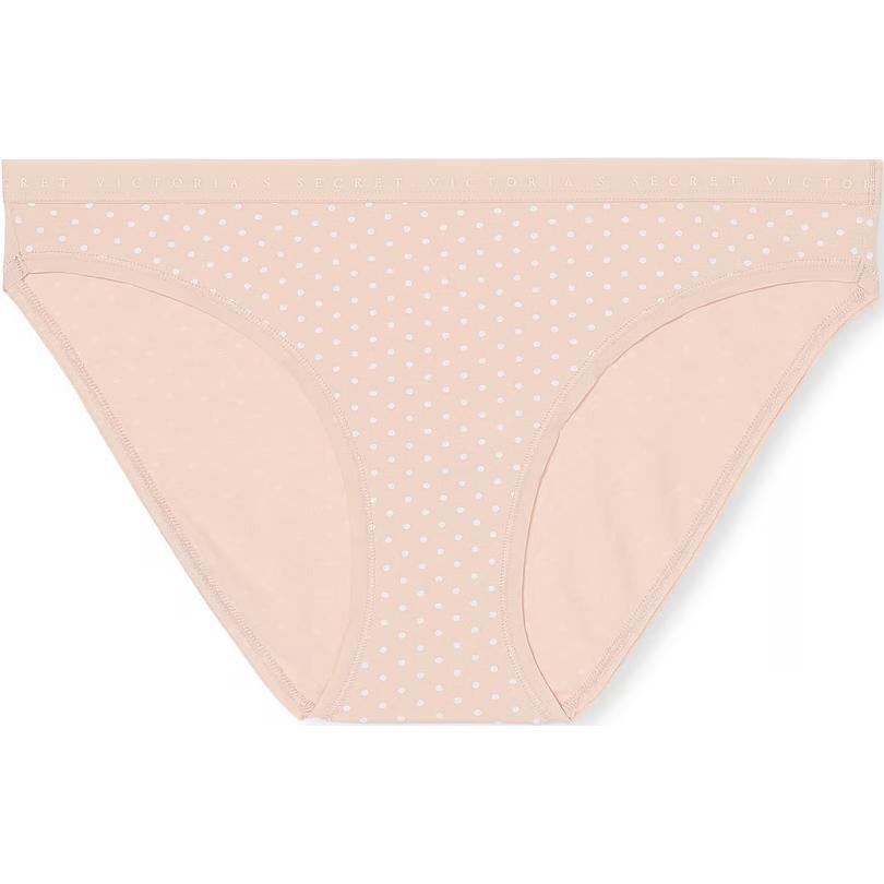 

Victoria's Secret Стринги из стрейч-хлопка / трусики Marzipan Dots, женские, 1 шт, розовые