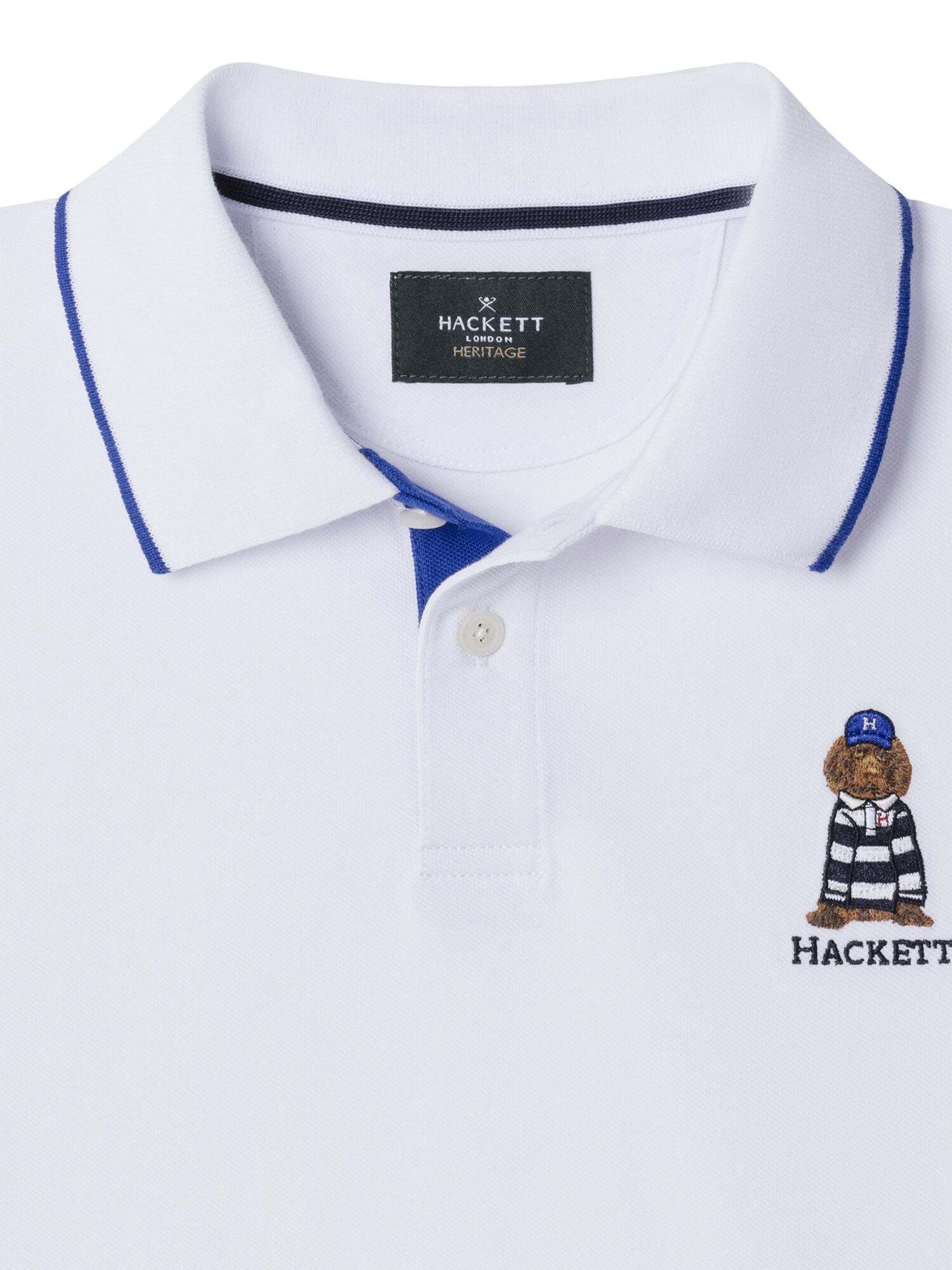 Hackett London Футболка 'Heritage' в белом цвете — фото 3