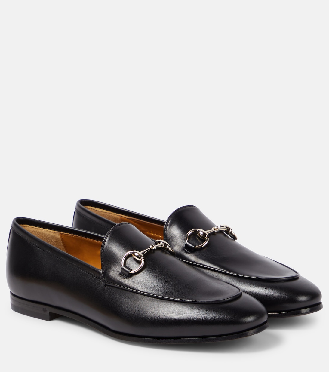 Женские лоферы Jordaan с металлической пряжкой Horsebit Gucci, черный