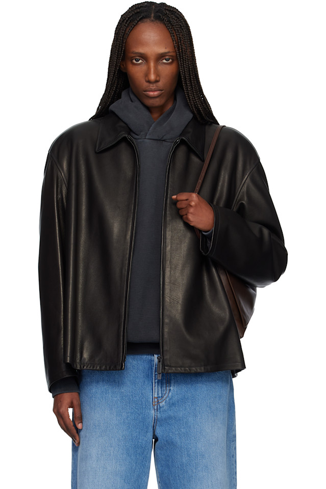 

Кожаная куртка мотоциклиста Fear Of God, черный