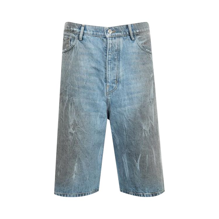 

Шорты Nahmias Thrashed Baggy 5 Pocket Shorts 'Denim Wash', синий