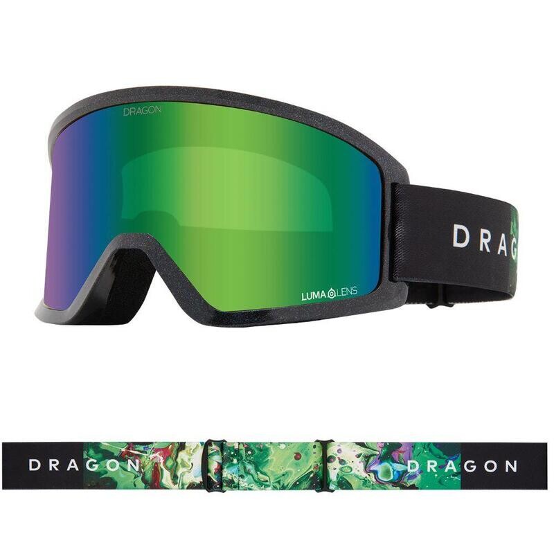 

Лыжные очки Dragon, цвет schwarz/grün/orange