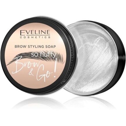 Мыло для укладки бровей Eveline Brow & Go с эффектом естественной пушистости, 25 г — новинка, Eveline Cosmetics — фото 4