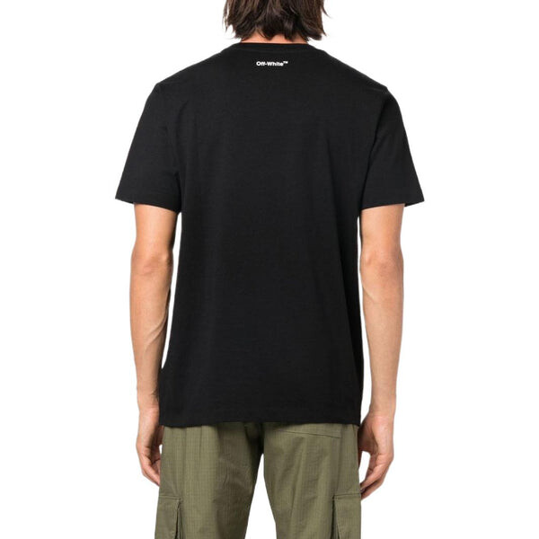 Футболка Men's OFF-WHITE SS22 Solid Color Arrow Logo Round Neck Short Sleeve Version White T-Shirt, белый — фото 3