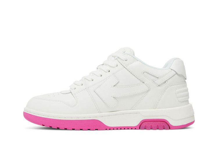 Кроссовки Off-White Off-White Wmns Out of Office 'For Walking - White Fuchsia', белый — фото 4