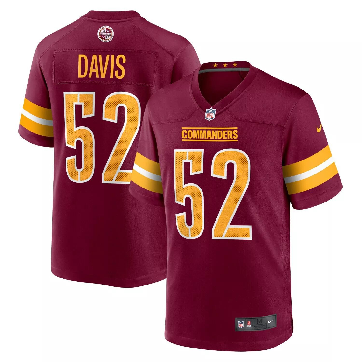 

Мужская игровая майка Jamin Davis бордового цвета Washington Commanders Nike, Красный, Мужская игровая майка Jamin Davis бордового цвета Washington Commanders Nike