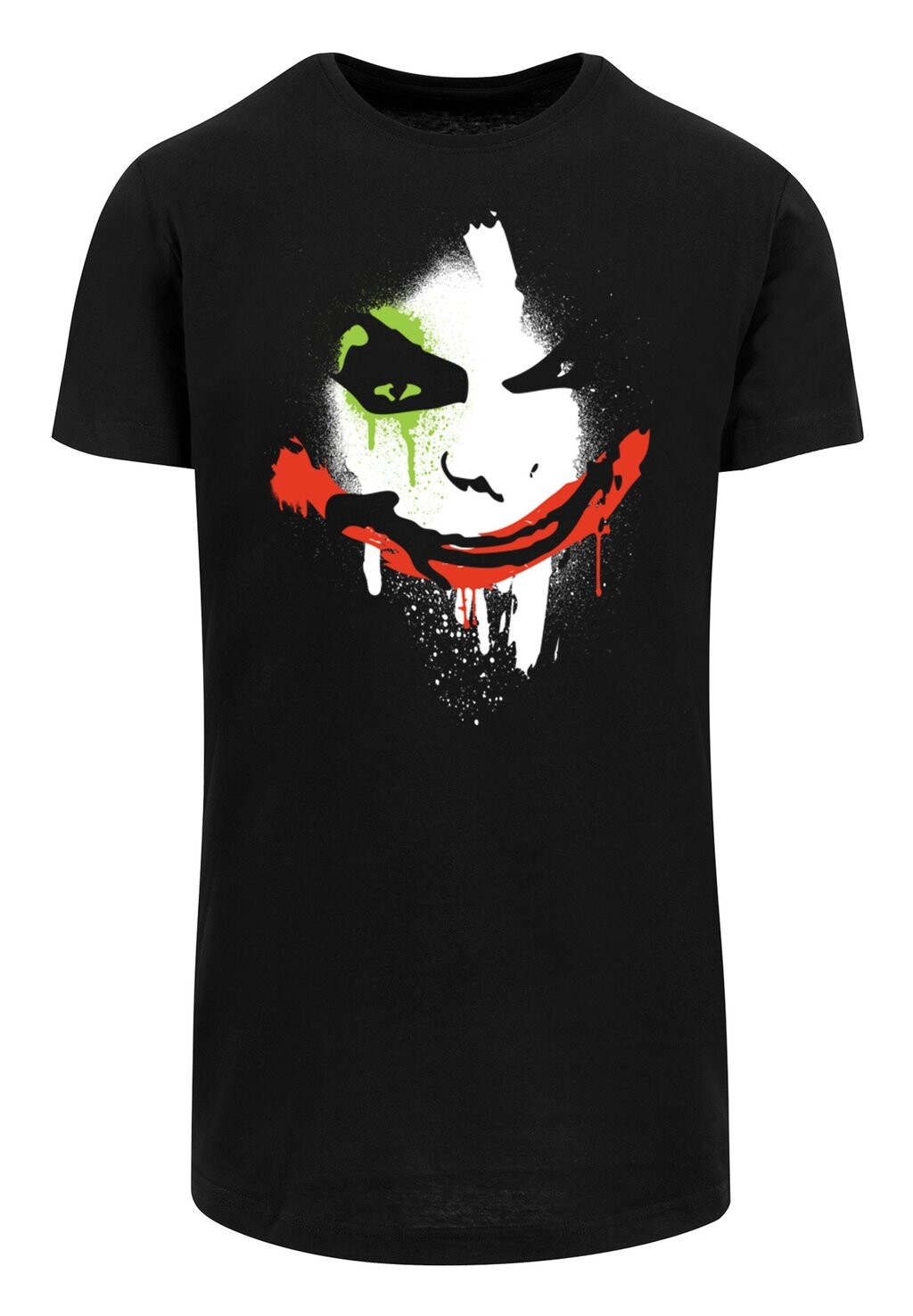 

Футболка с принтом DC COMICS BATMAN ARKHAM CITY JOKER FACE F4NT4STIC, черный