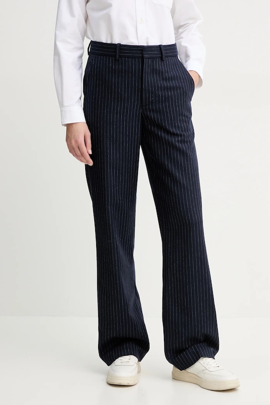 

Шерстяные брюки панталоны Jane A.P.C., темно-синий
