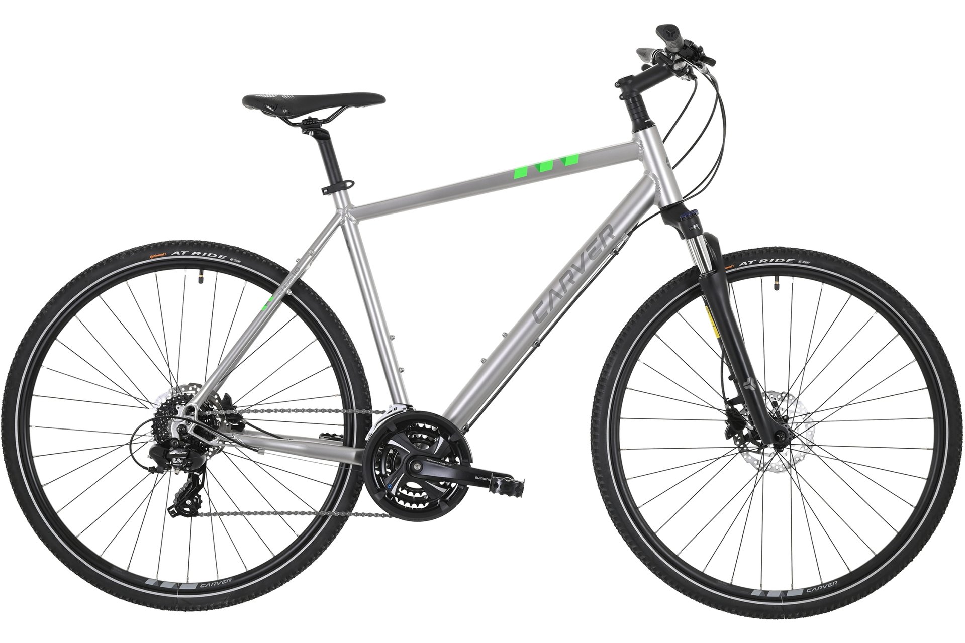 

Кроссовый велосипед Carver Cinos 110 - 28 дюймов - Diamant - 2024, цвет Grau|midgrey anthracite neongreen