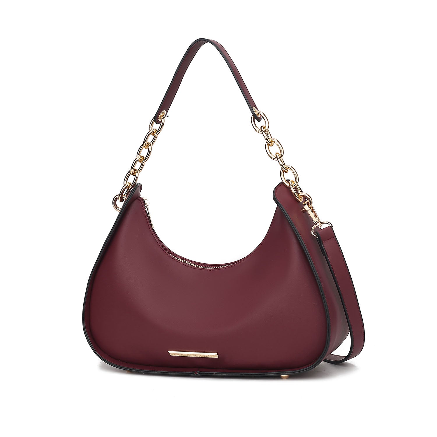 

Сумка-хобо Lottie из веганской кожи Half Moon от Mia K MKF, Burgundy