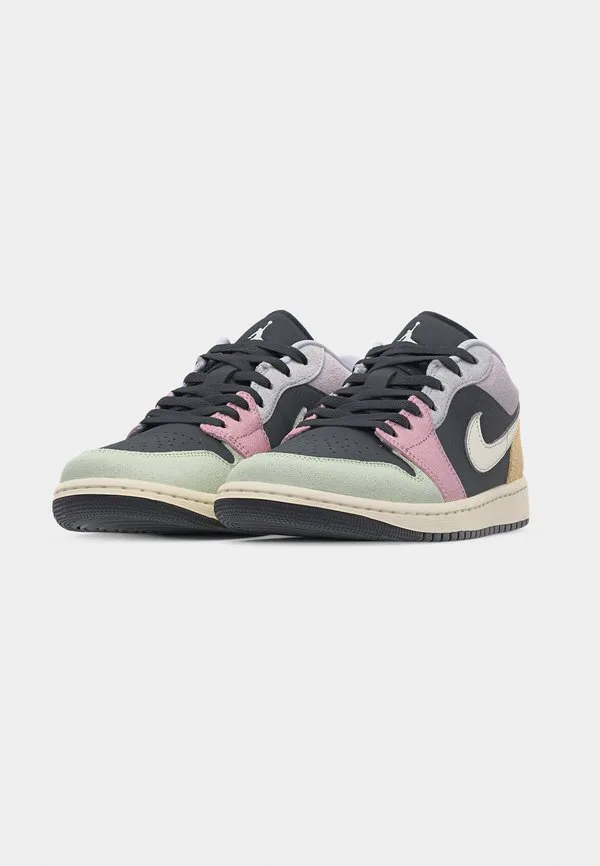 Кроссовки air jordan 1 low Jordan, Anthracite/Sail/Jade Aura/Iced Carmine/Aura — фото 3