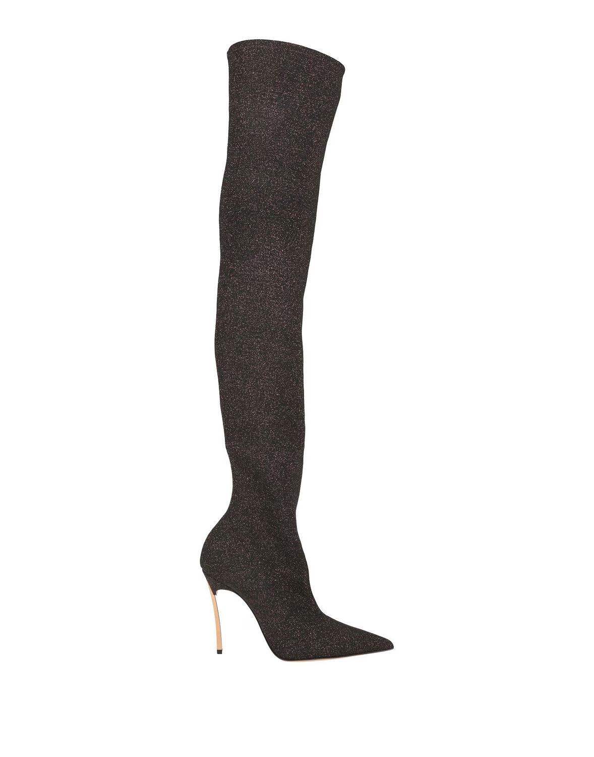 Ботинки Casadei, бронзовый