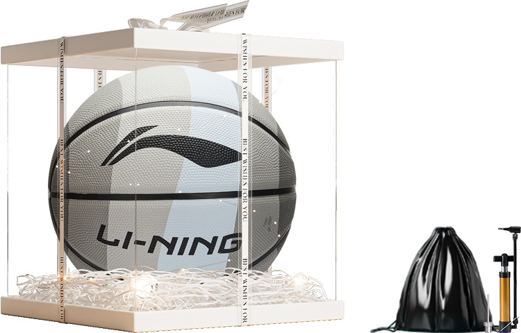 

Резиновый баскетбольный мяч gray размер 7 мяч для тренировок unisex китай LINING